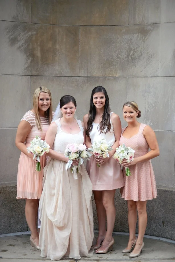 Real Wedding: Carol Hannah Kensington and custom llace