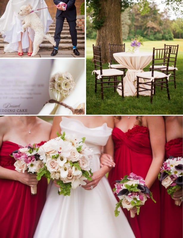 Carol Hannah Mulberry gown in Smitten real weddings