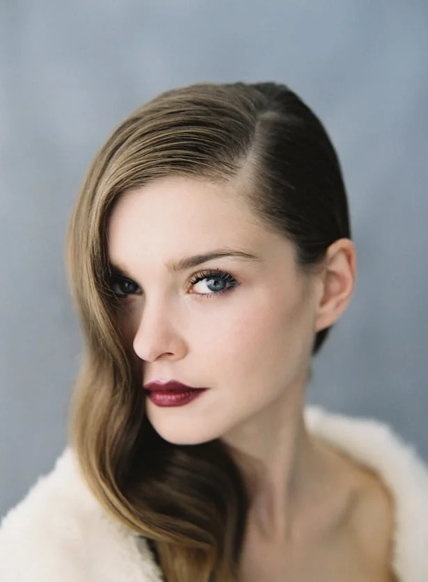Bridal accessories that shine - Carol Hannah - faux fur