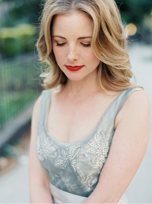 Carol Hannah real wedding - Downton gown in Brookyln