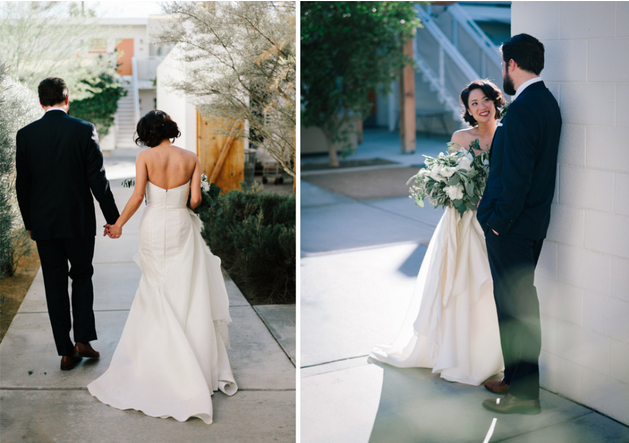 Carol Hannah - Poplar Gown real wedding - ACE Palm Springs