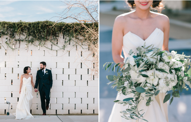 Carol Hannah - Poplar Gown real wedding - ACE Palm Springs