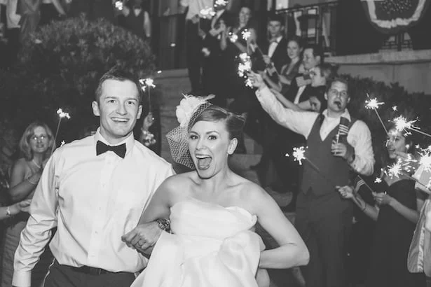 Carol Hannah real wedding - Mulberry gown - A Patriotic Wedding