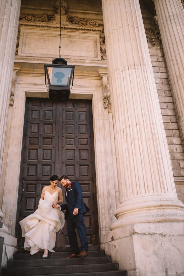 Real Weddings - Carol Hannah Poplar Gown