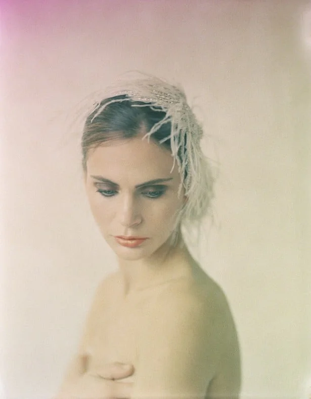 Carol Hannah 2015 veils and accessories shot by Matthew Ree