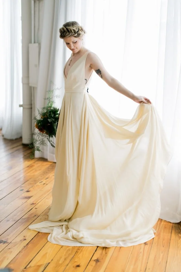 Carol Hannah Azurite in gold -Real Wedding Inspiration