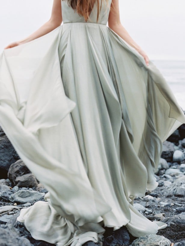 Carol Hannah Azurite wedding gown -Beach wedding inspiration