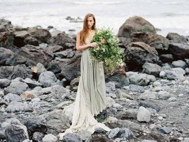 Carol Hannah Azurite wedding gown -Beach wedding inspiration