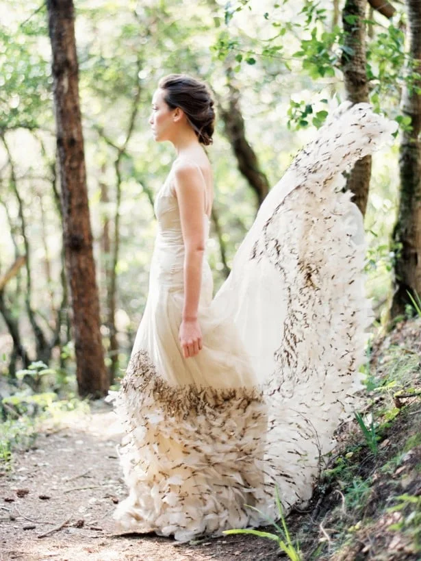 Carol Hannah Malachite gown real wedding inspiration with Amy Osaba and