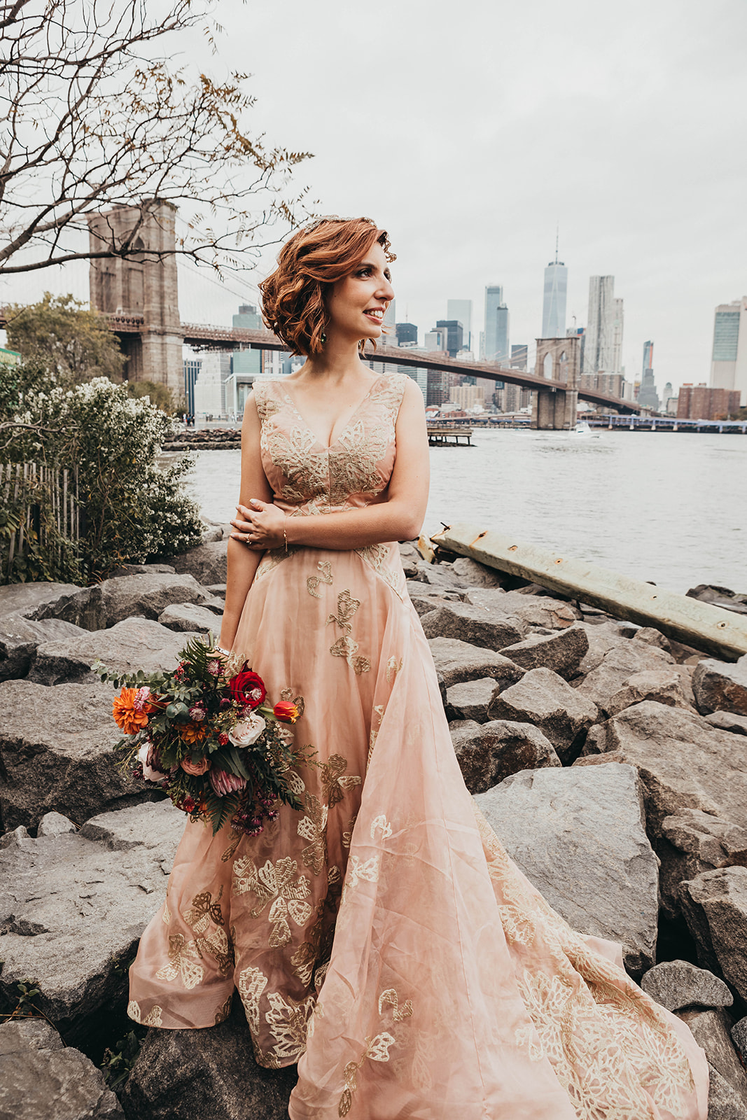 Blush, rose, gold wedding gown with butterflies, victorian bridal trend, nyc wedding gown designer-339.jpg