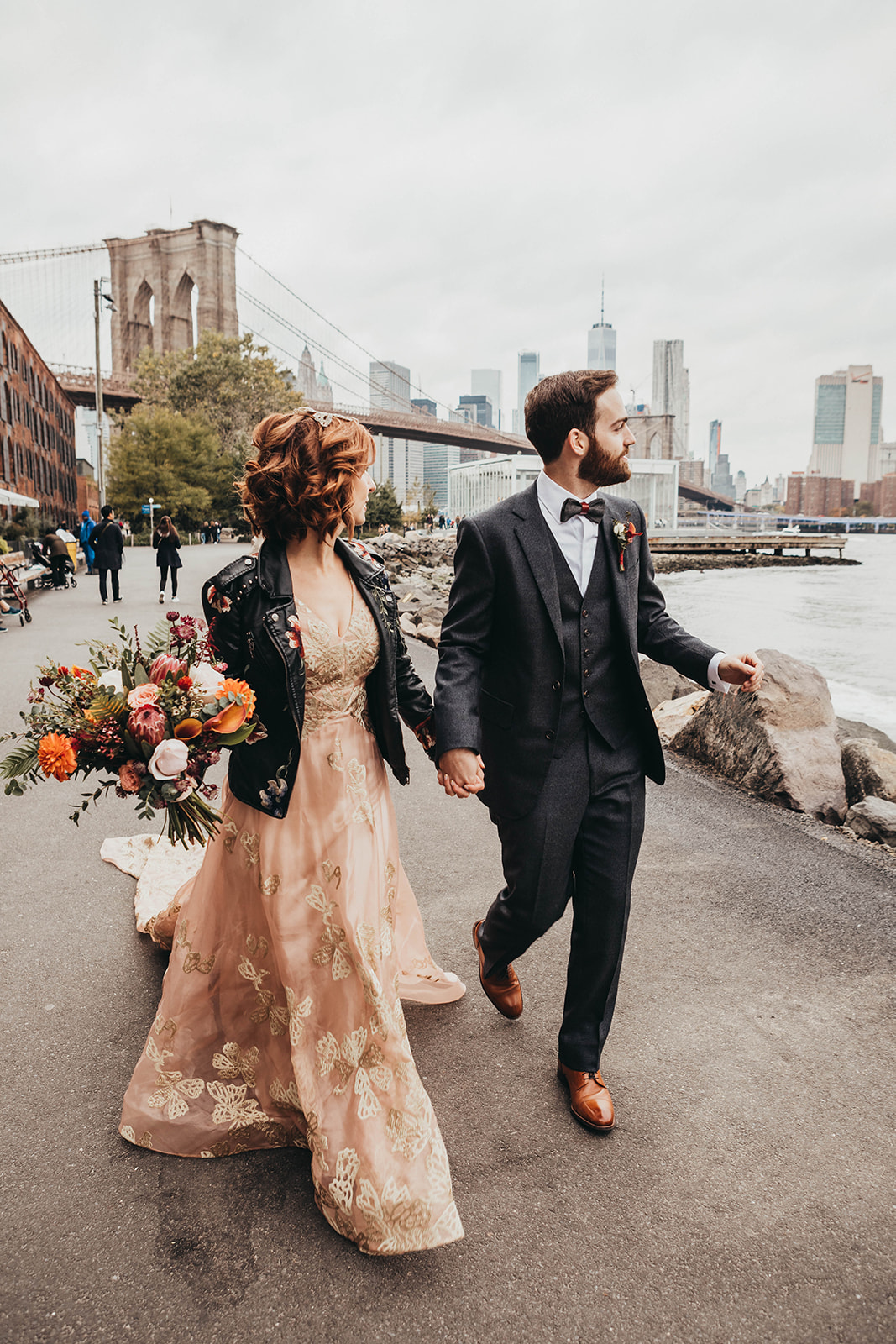 Blush, rose, gold wedding gown with butterflies, victorian bridal trend, nyc wedding gown designer-486.jpg