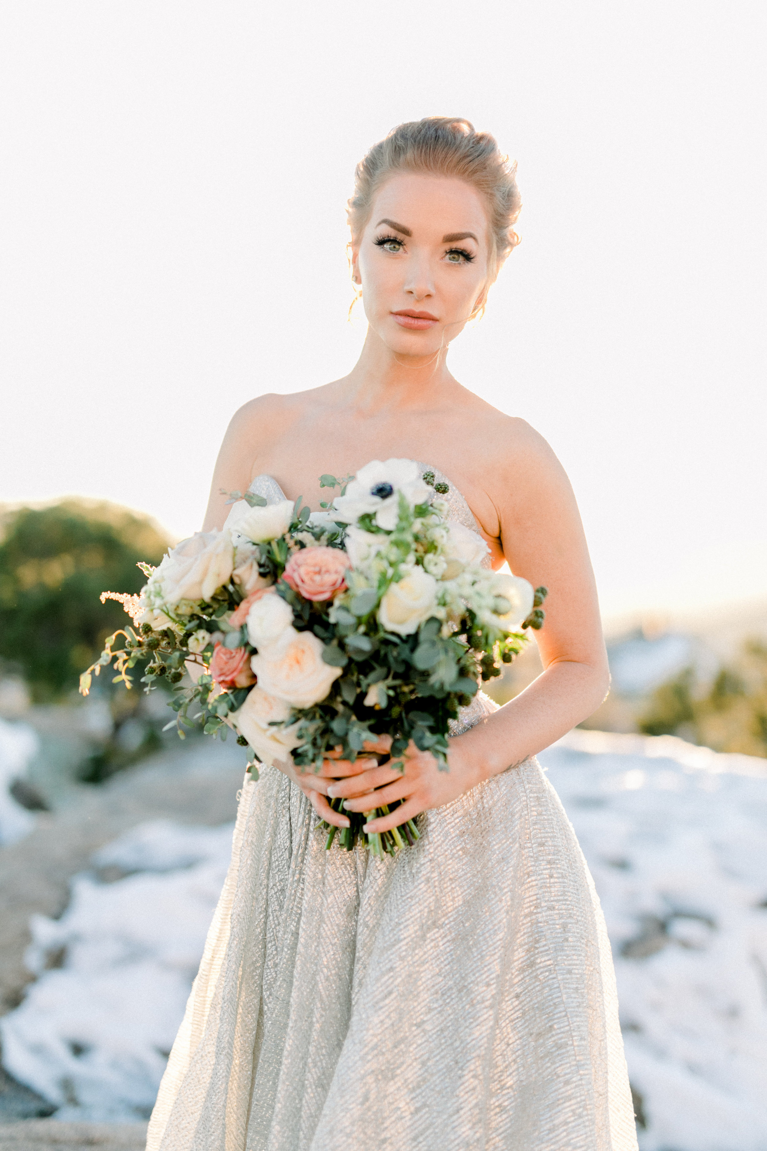 silver metallic floaty wedding gown strapless (9).jpg