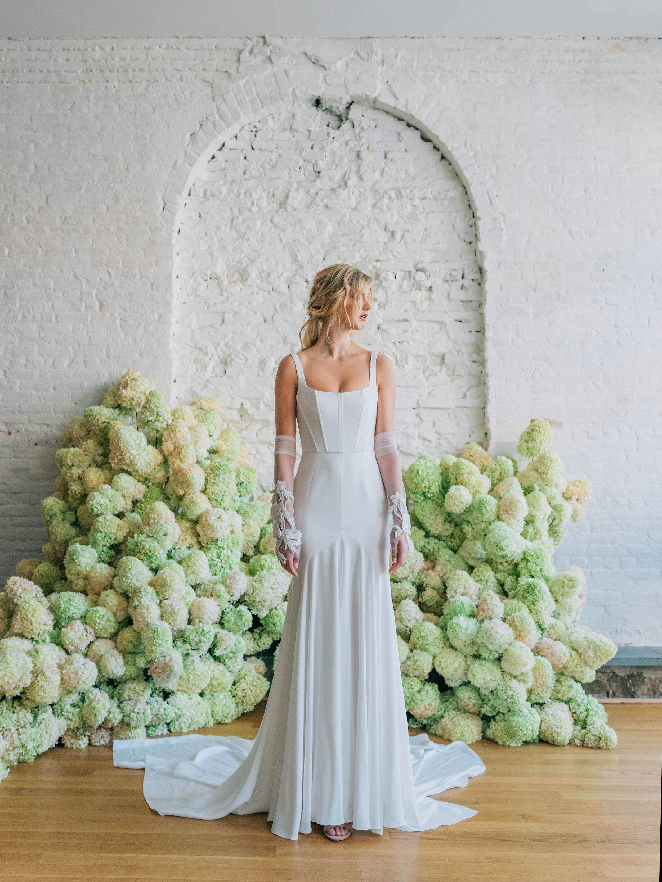 Alabaster fit and flare silk crepe square neck wedding gown by bridal designer Carol Hannah 1 (1).jpg