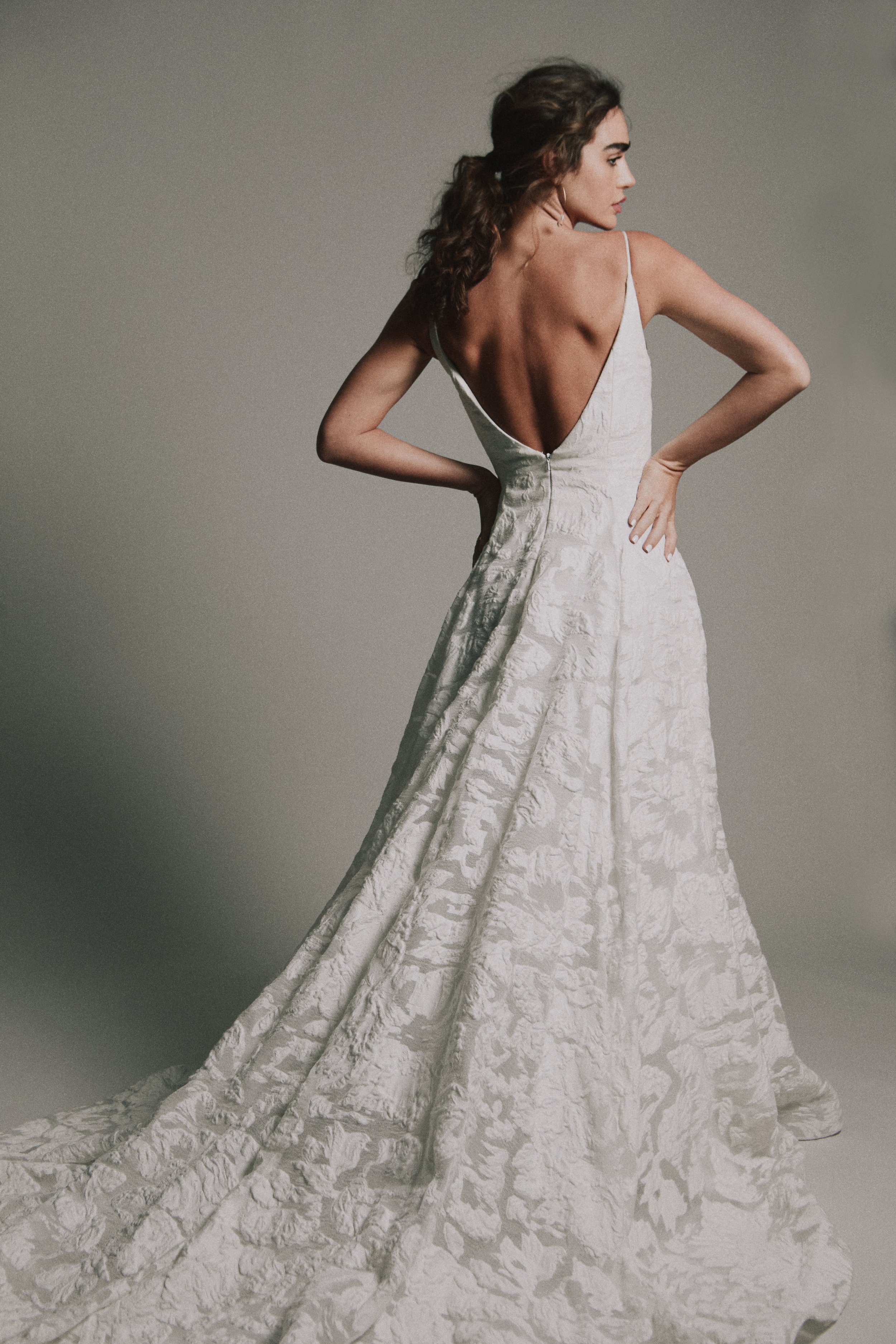 Arcus textured a-line wedding dress v neck4.jpg