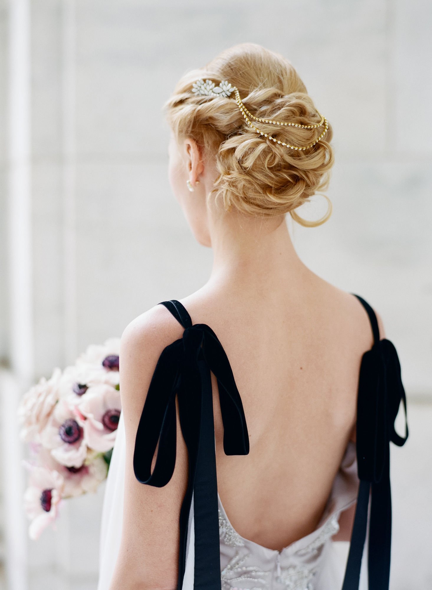 Ephemera 6 - Soft flowy wedding gown black details1.JPG