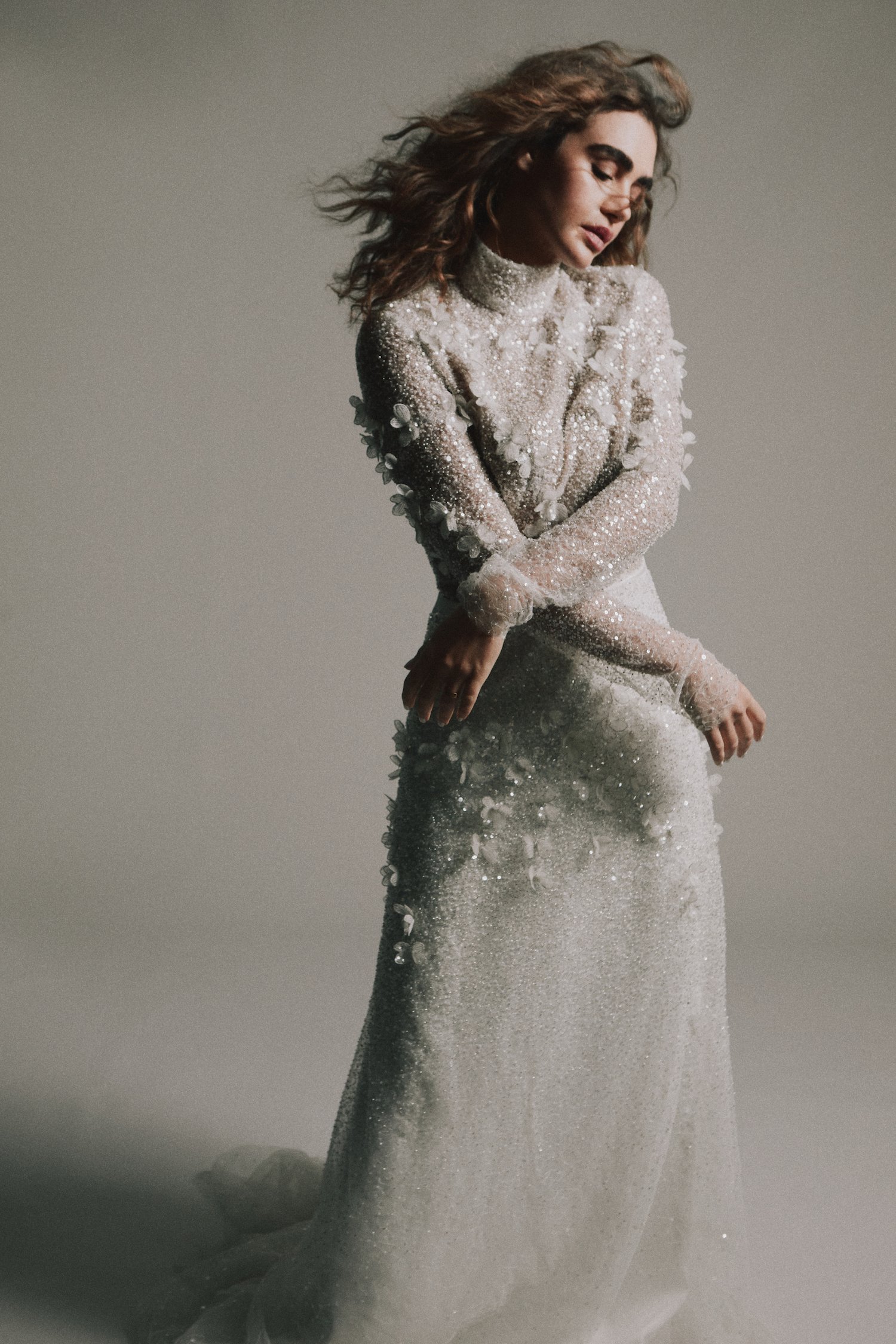 Fantasia sparkly high neck wedding dress with sleeves3 web.jpeg