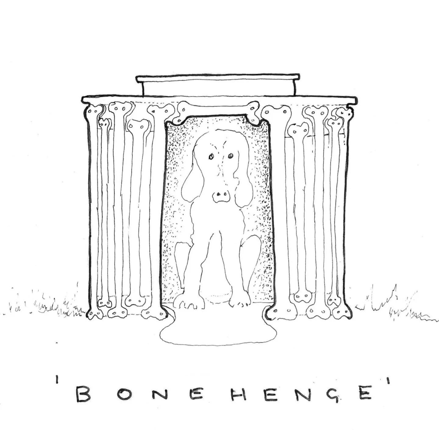 From our initial sketch of the &ldquo;Bonehenge&rdquo; to construction.

Special thanks to Master Craftman @karllewinmaker for fabricating the dog kennel!

Photographs of &ldquo;Bonehenge&rdquo; will be revealed soon&hellip; stay tuned!

&quot;Bonehe