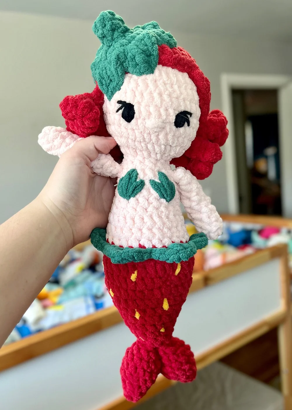 Strawberry Mermaid (M Size) — Measured and Slow