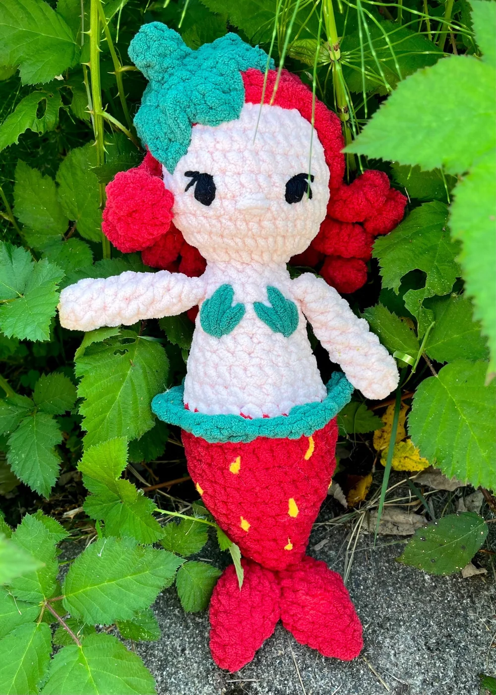 Strawberry Mermaid (M Size) — Measured and Slow