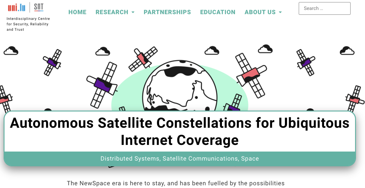 Autonomous Satellite Constellations for Ubiquitous Internet Coverage