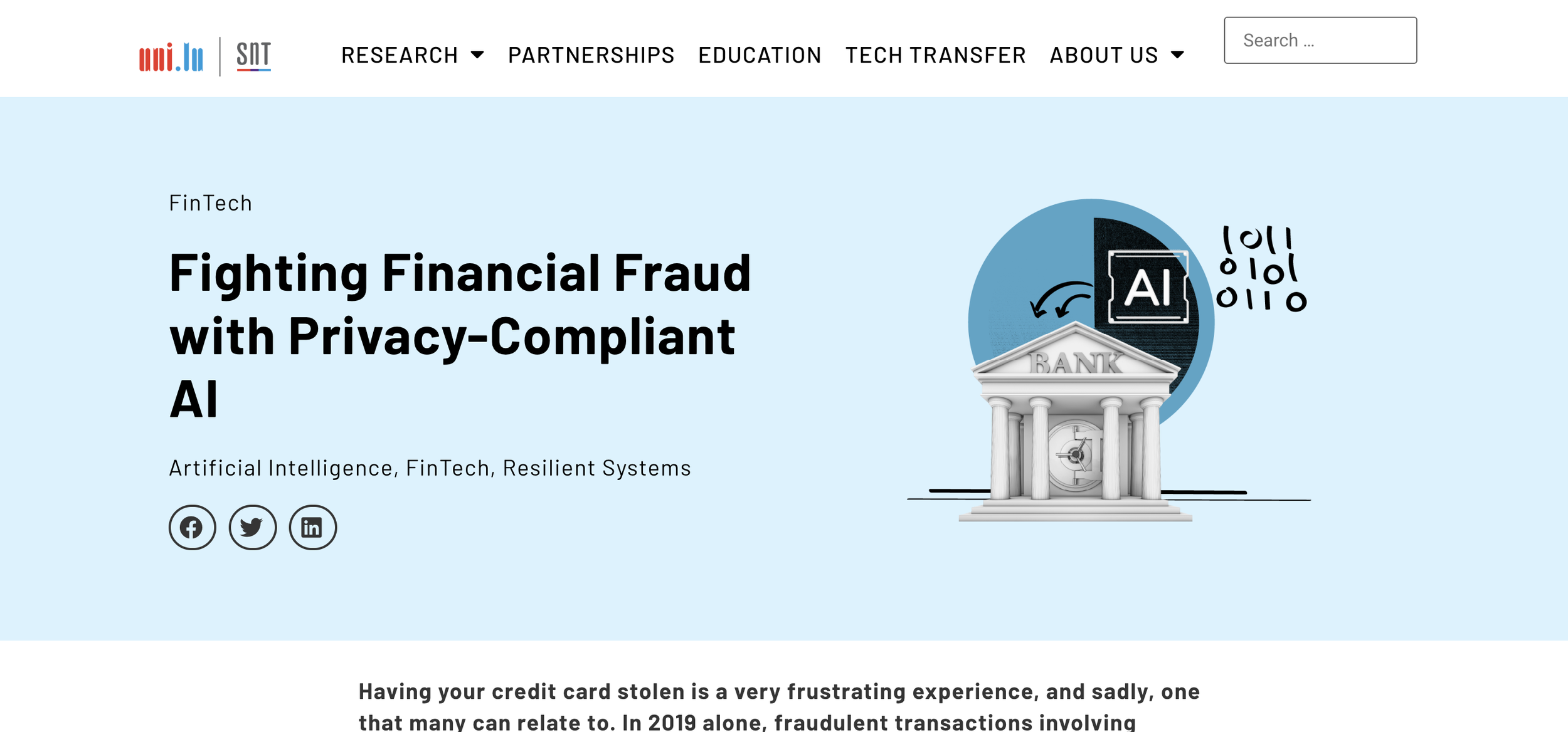 Fighting Financial Fraud with Privacy-Compliant AI