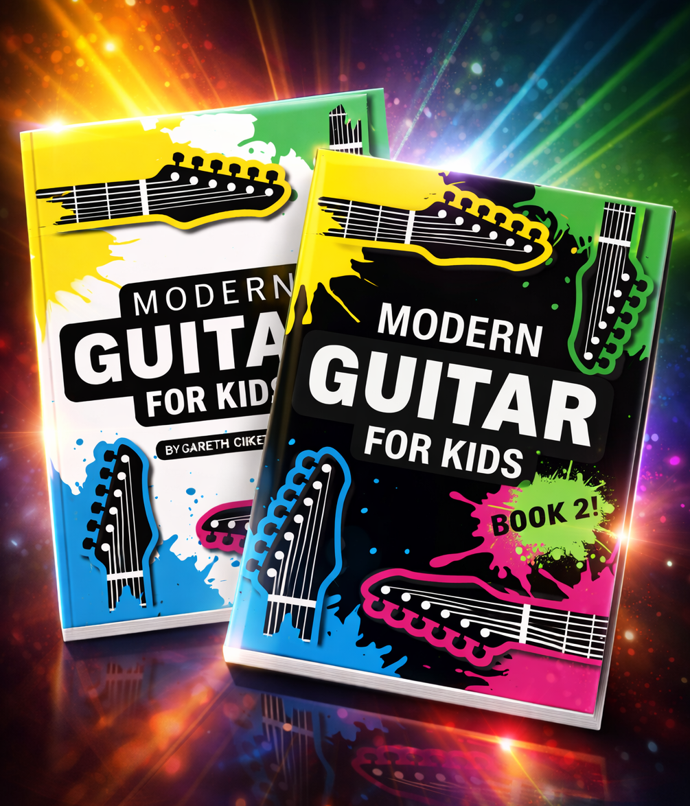 Modern Guitar For Kids Book 1 & 2 Bundle eBook (Digital Download)
