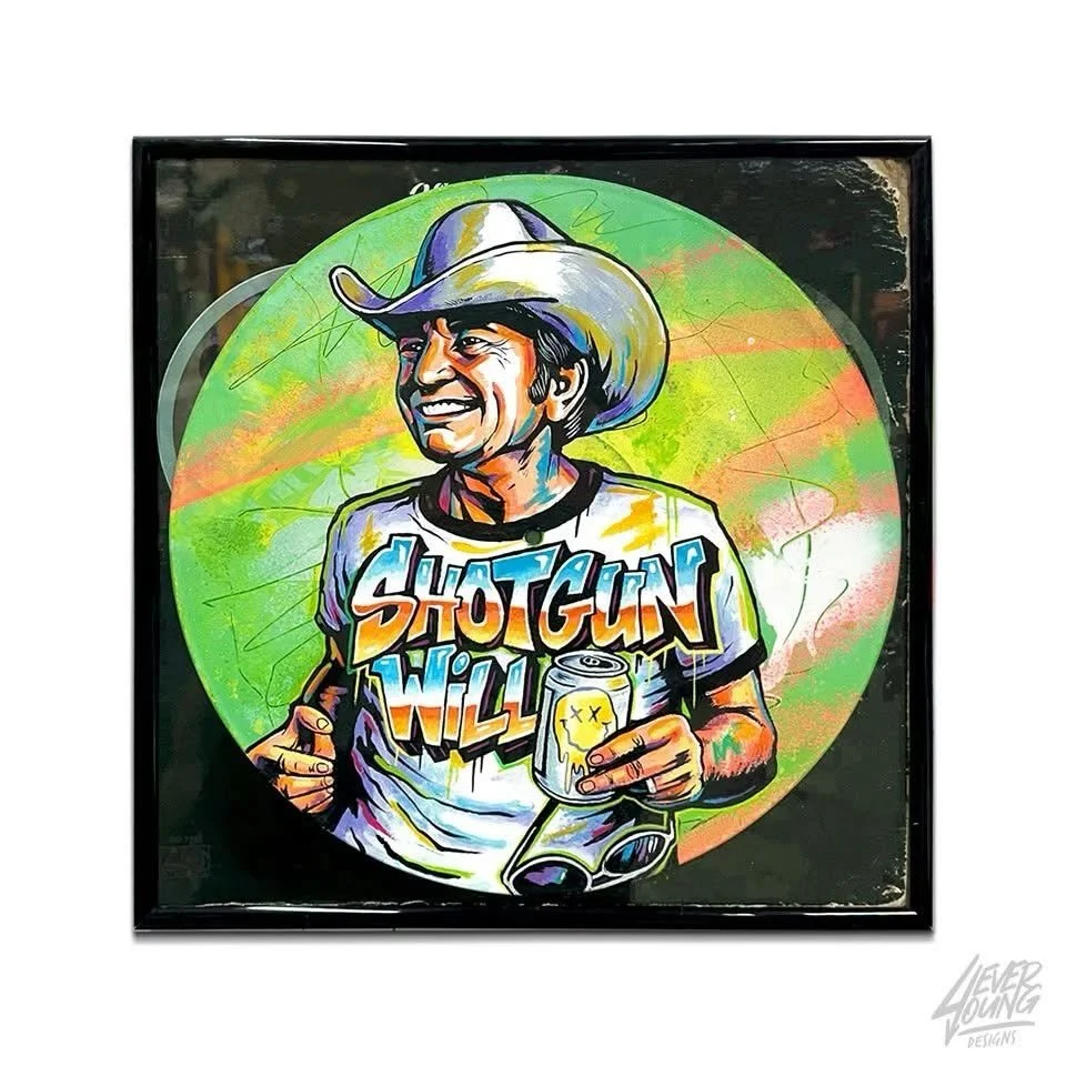 Thrifted a &ldquo;Shotgun Willie&rdquo; vinyl and had to let loose with this one! Available for purchase in the online store:

https://foreveryoungdesigns.com/shop/shotgunwill