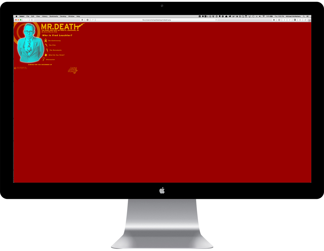 The 27" Apple Thunderbolt Display has a resolution of 2560 x 1440.