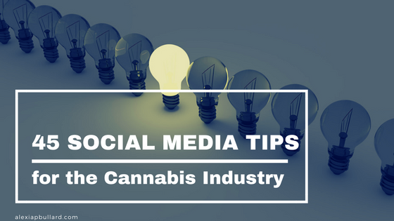 Is your cannabis business having trouble deciding what to share? These 45 social media post ideas will help you out!