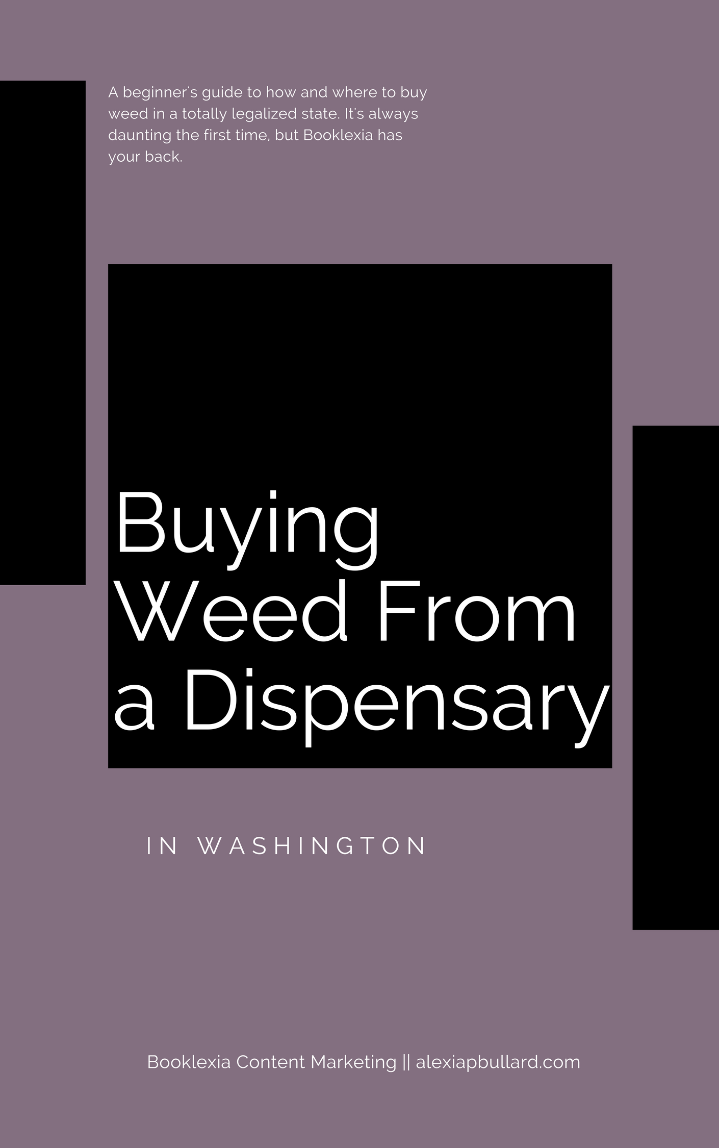 How To: Buying Weed From a Dispensary in Washington || Booklexia Content Marketing