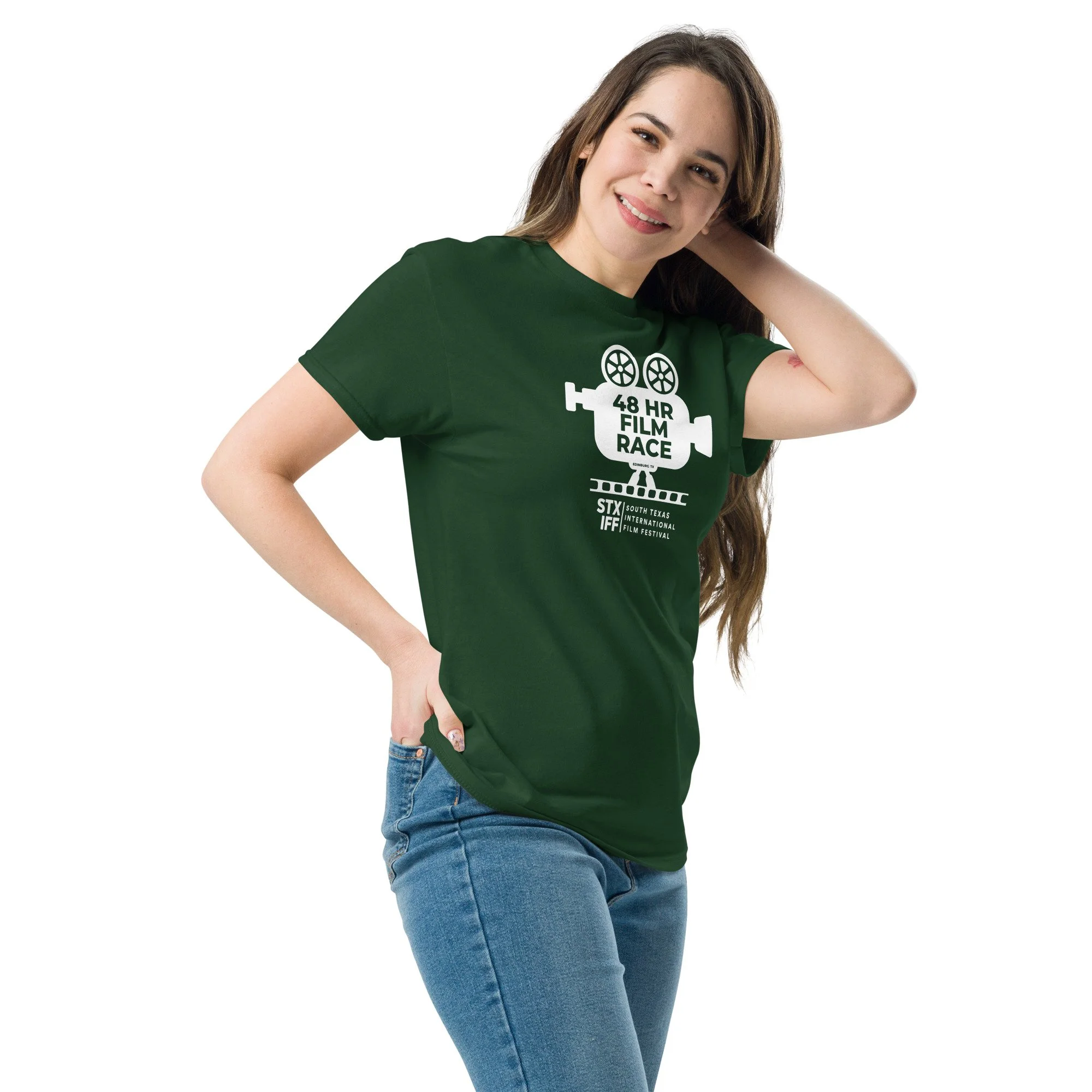 unisex-classic-tee-forest-green-left-front-6a4d26d8b86f7.jpg
