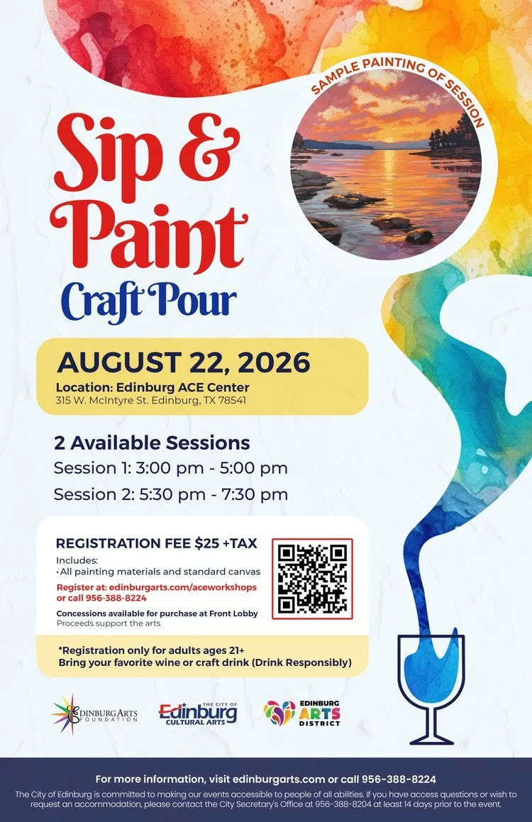 Sip and Paint | August 22 | 3:00 PM - 5:00 PM