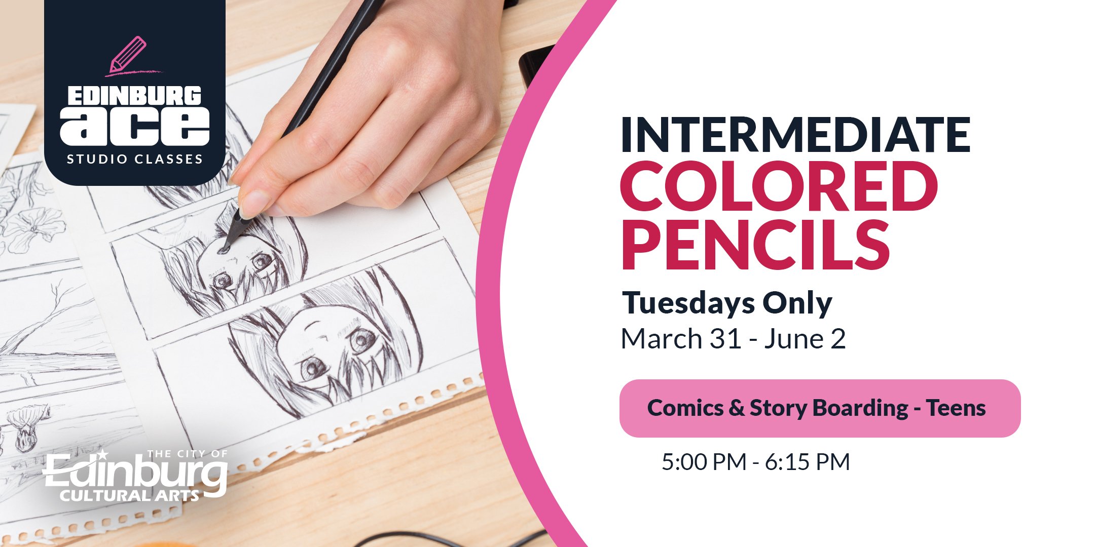 Edinburg art classes, what to do in edinburg, edinburg colored pencil classes