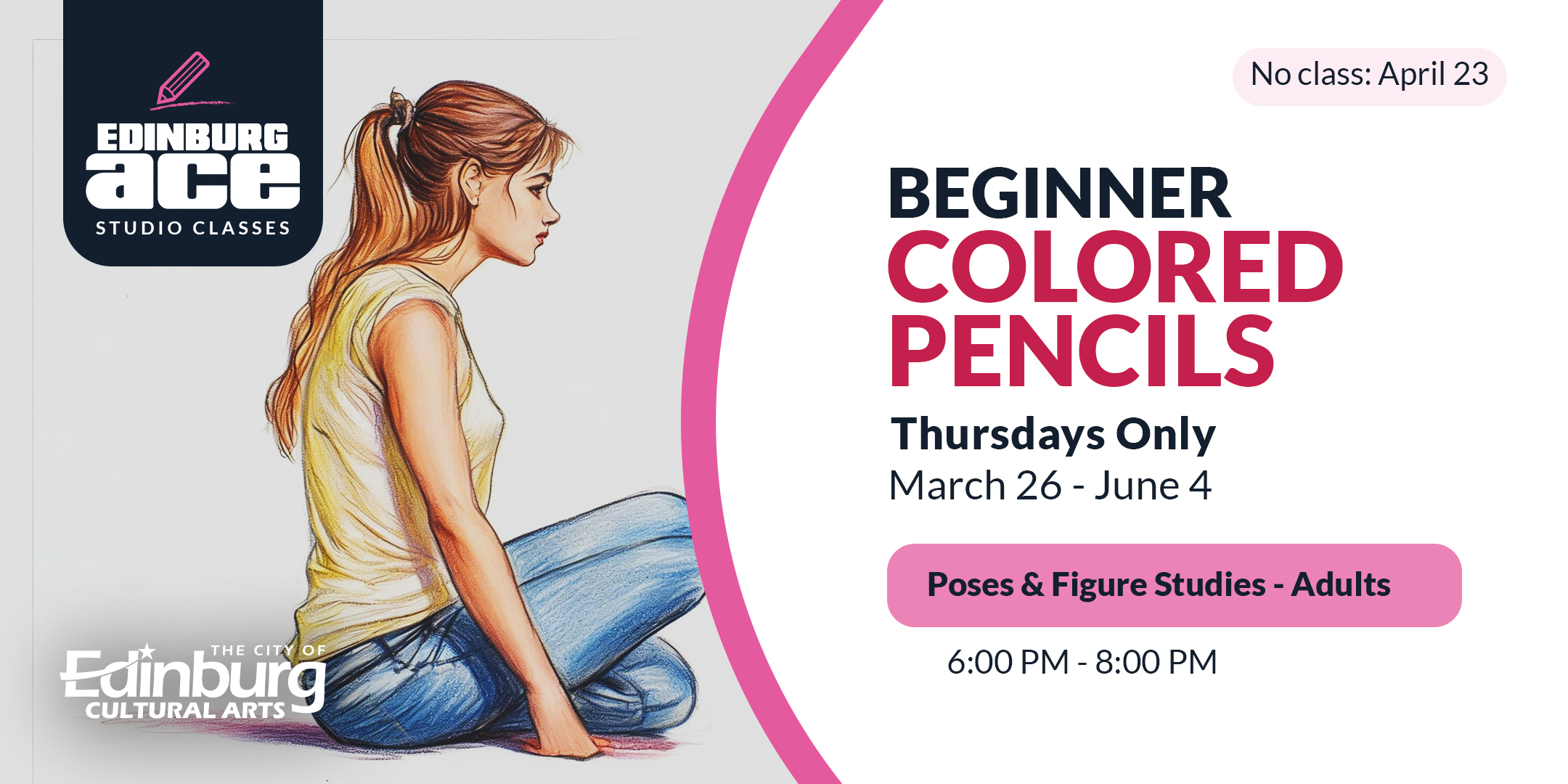 Edinburg art classes, what to do in edinburg, edinburg colored pencil classes