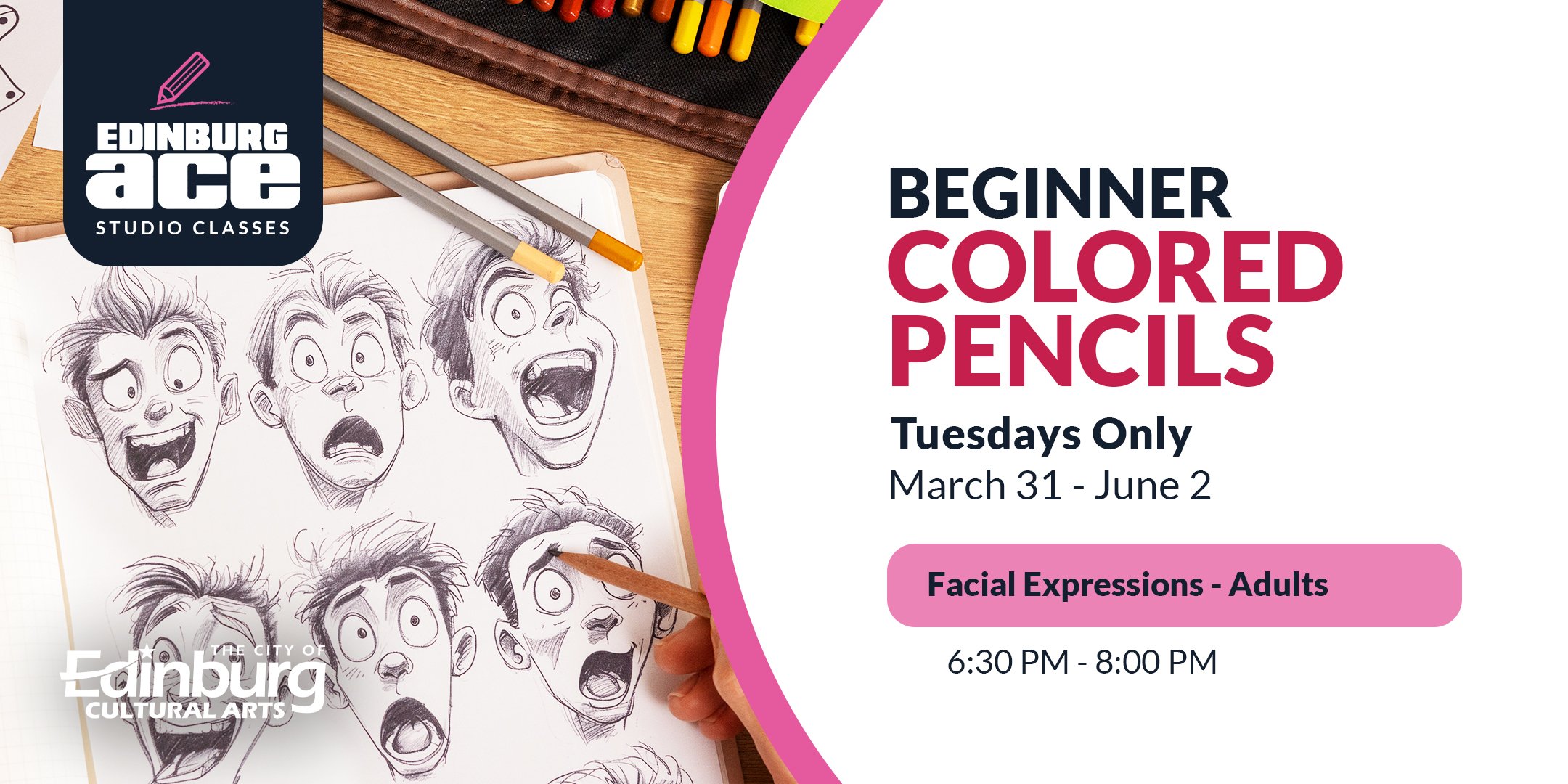 Edinburg art classes, what to do in edinburg, edinburg colored pencil classes