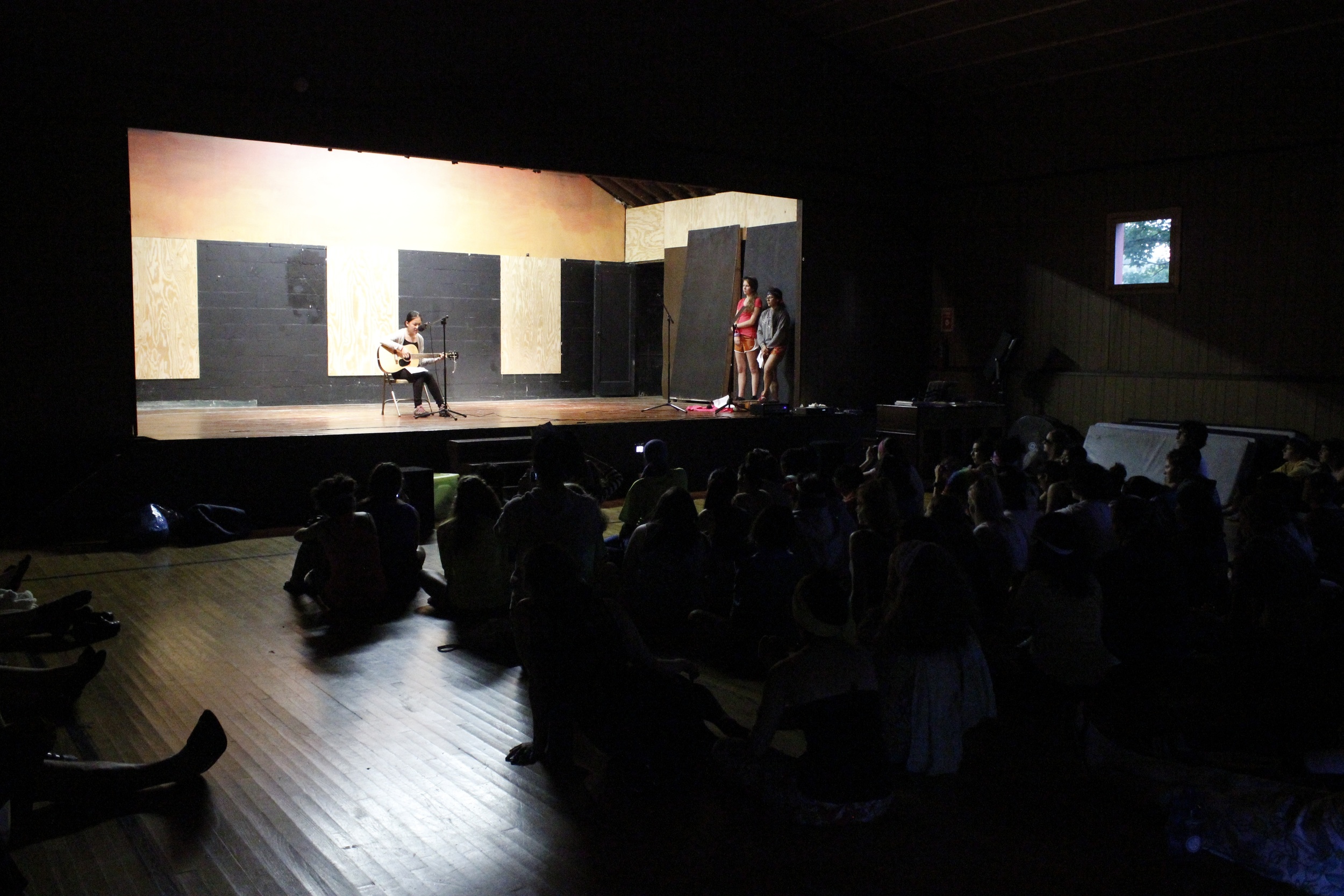  Every week, campers have the chance to showcase their talents and abilities in a camper-produced show. 