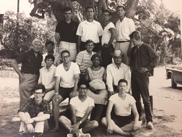 The photograph found in the time capsule.