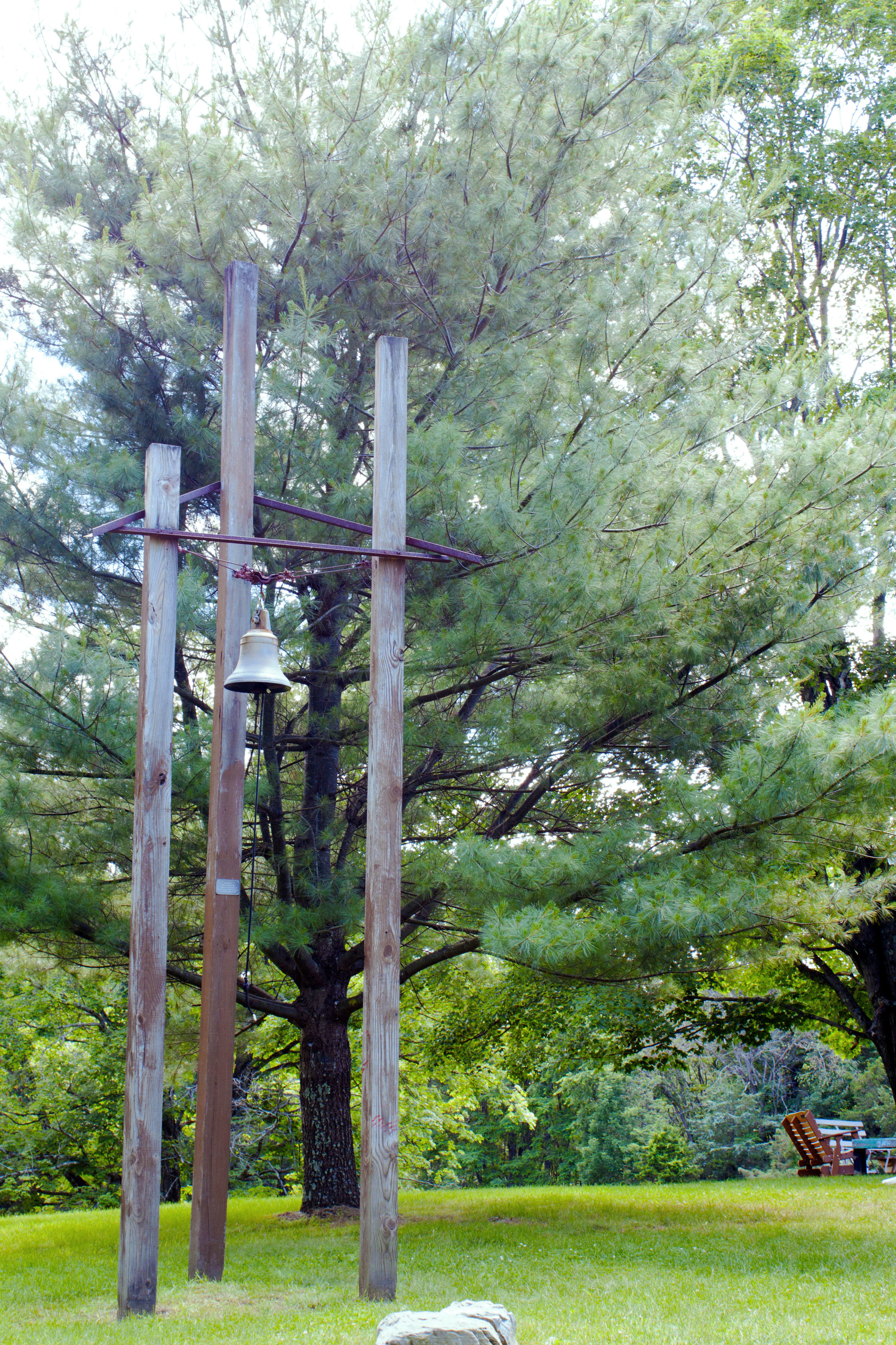  The Assembly Bell is where everyone gathers for our large group meetings.&nbsp; 