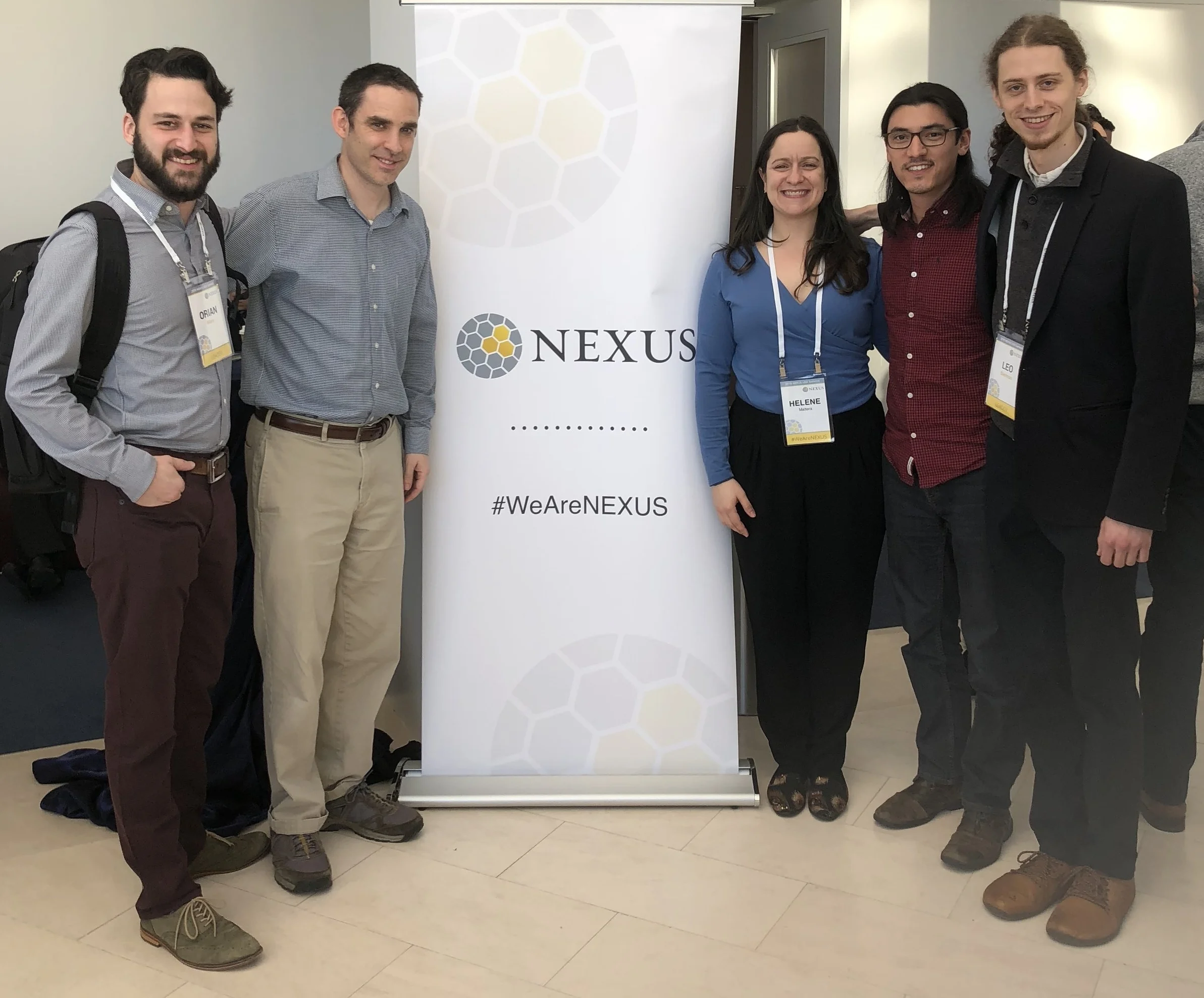 From left to right: Orian Marx ('97, '98), Jonah Wittkamper (‘90, ‘91, ‘93), Helene Mattera (‘97, ‘98, ‘00, ‘01, ‘10-‘12, ‘15-‘17), Jeff Orlowski ('99, '00, '02, '06), Leo Bierman ('04).