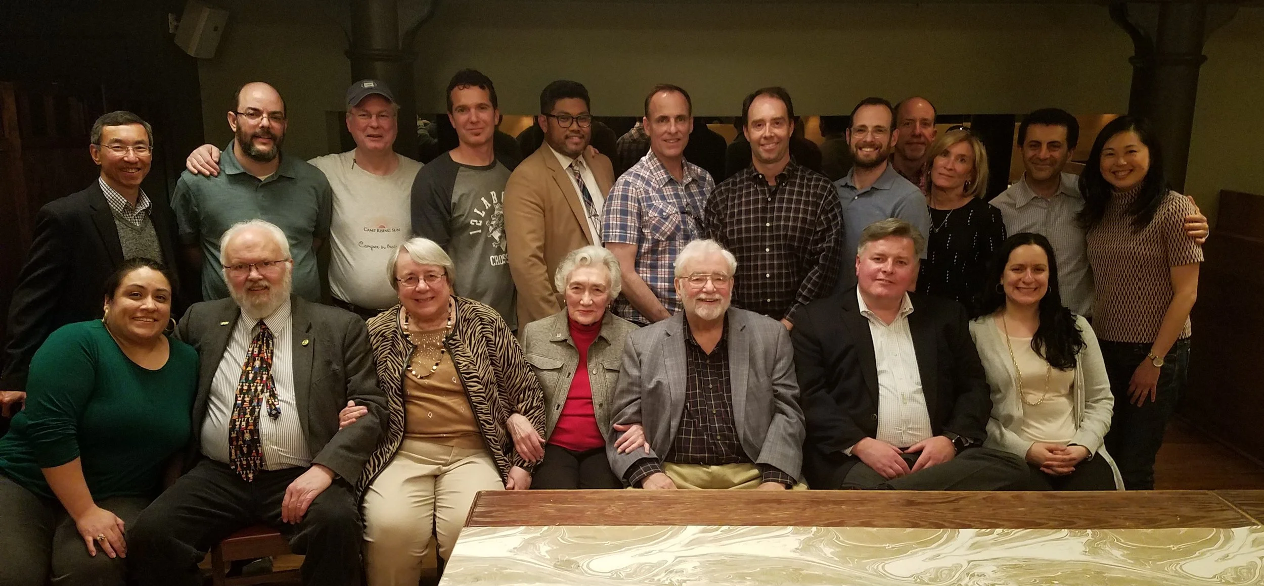 Members of the LAJF Board of Directors and guests in New York City.