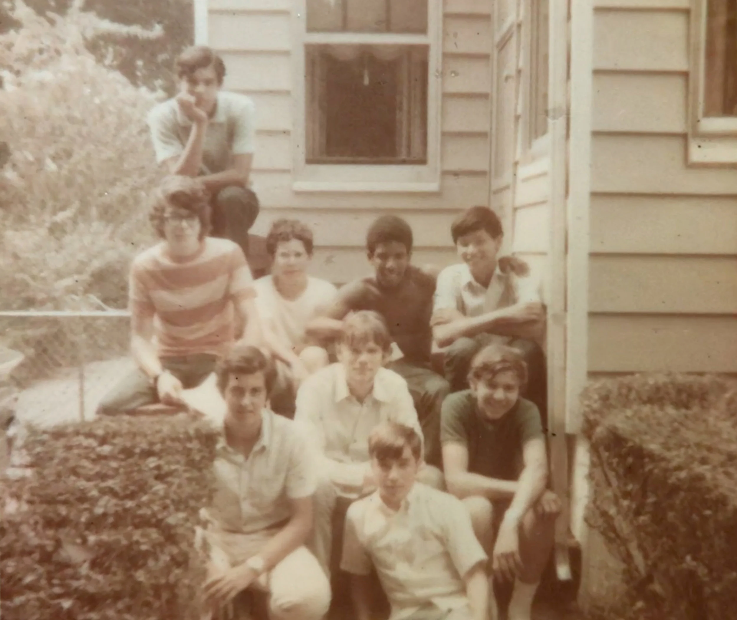 Campers at Chuck’s house