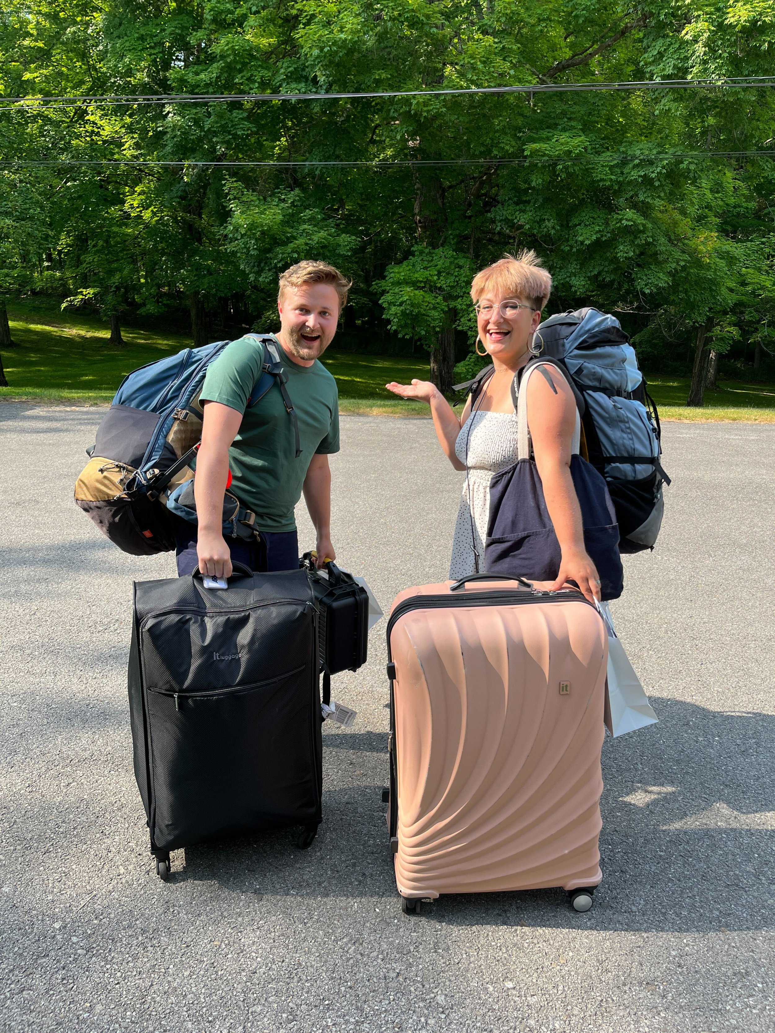  Counselors Ben and Sonia are ready to begin the summer! 