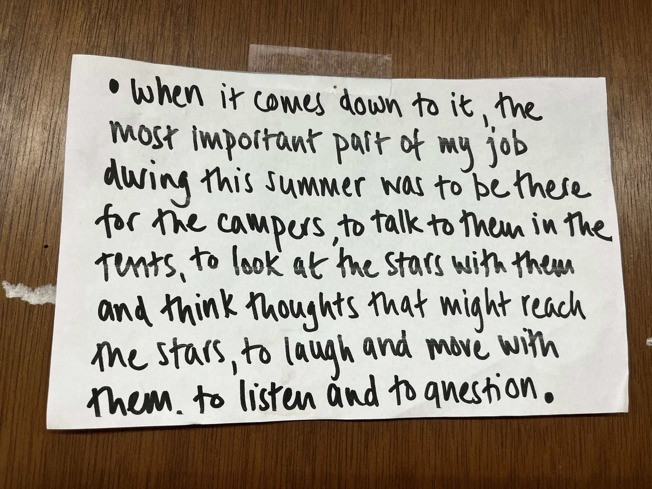 "Courage is Contagious" — A Letter from CRS Camp Director, Sonia Wargacka