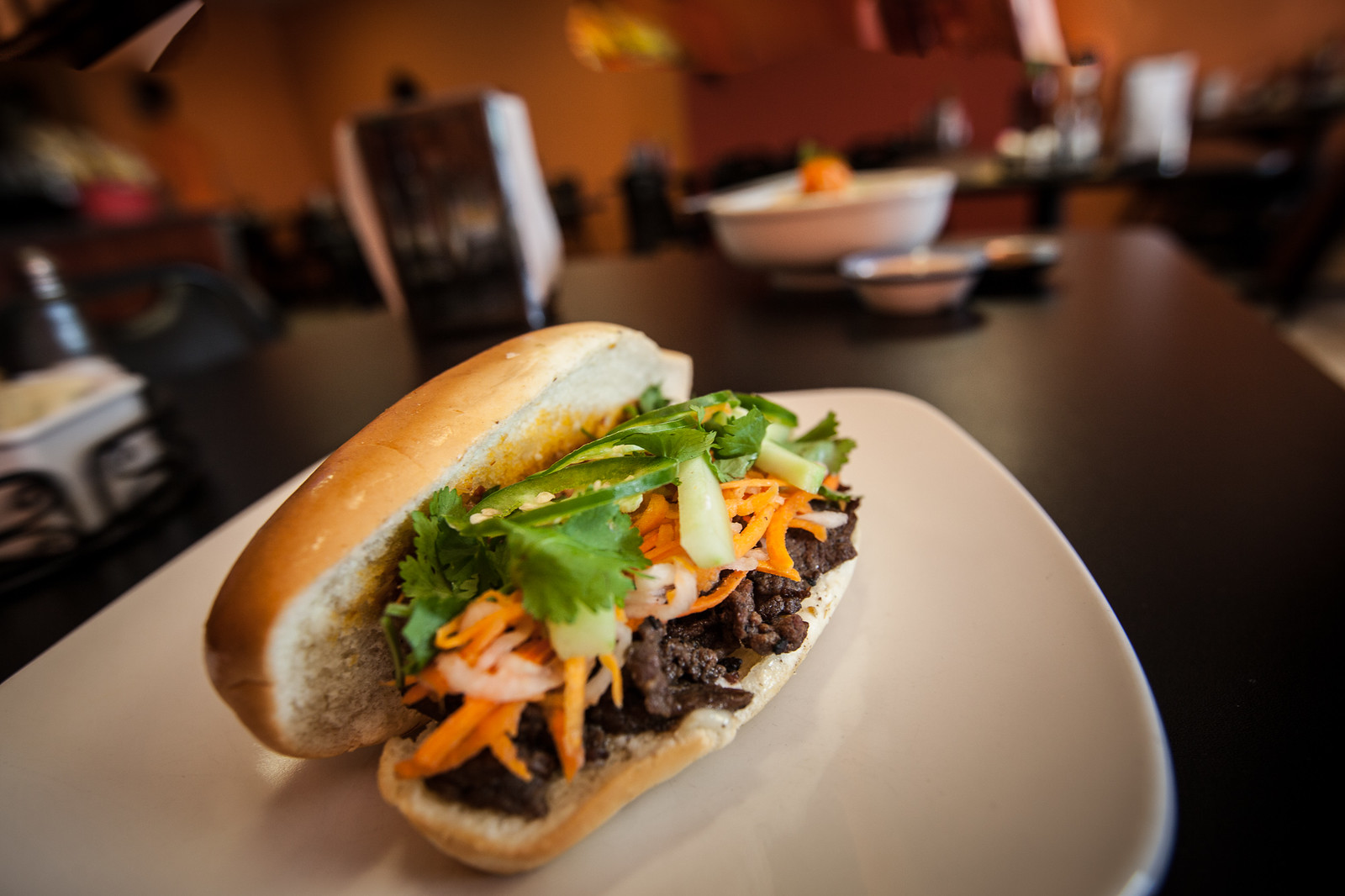 BMB Korean BBQ banh mi sandwich ( Tony Frantz ) 