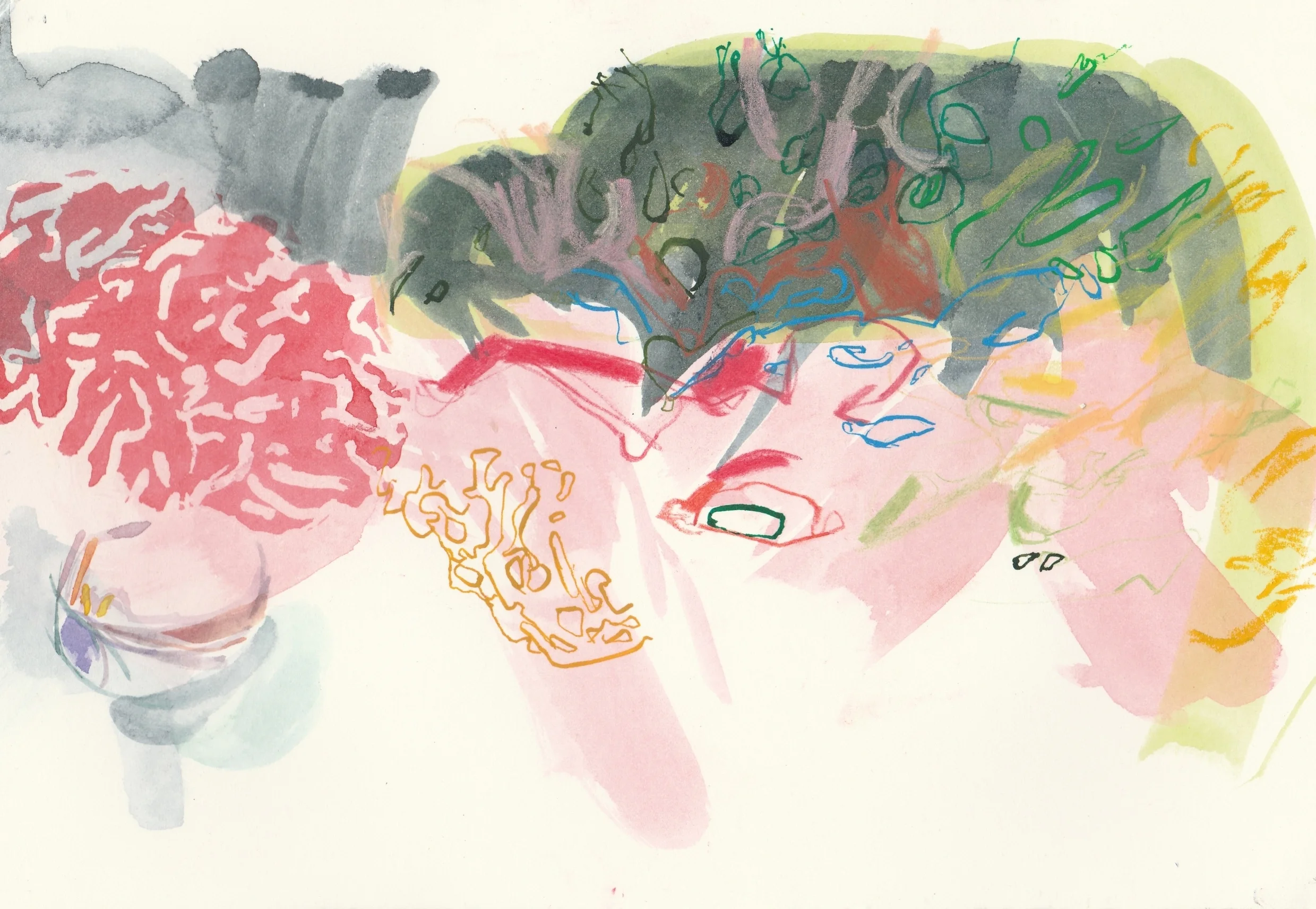 Seafloor like a hillside