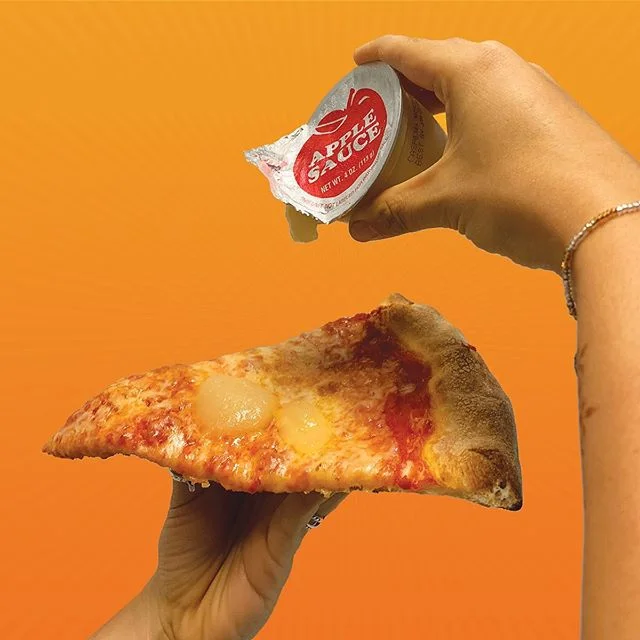 If you don&rsquo;t know, now you know. #pizza &amp; #applesauce