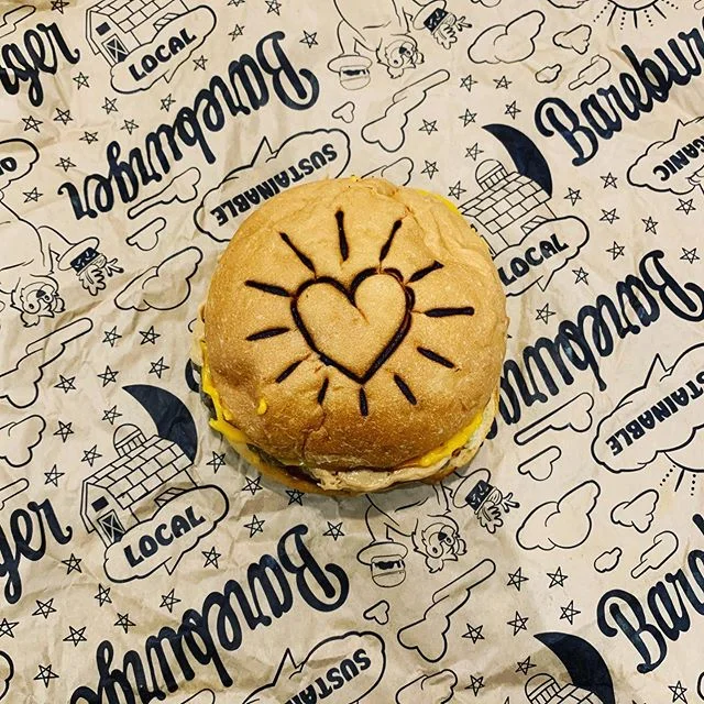 It&rsquo;s national burger day, so we bought one and put peanut butter it. 🥜🍔🥜🍔🥜🍔🥜🍔🥜🍔🥜🍔 (shoutout to @bareburger for their @impossible_foods cheeseburger)