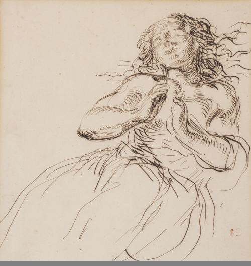 Eugene Delacroix -- A great example of using the free and control hand in combination.