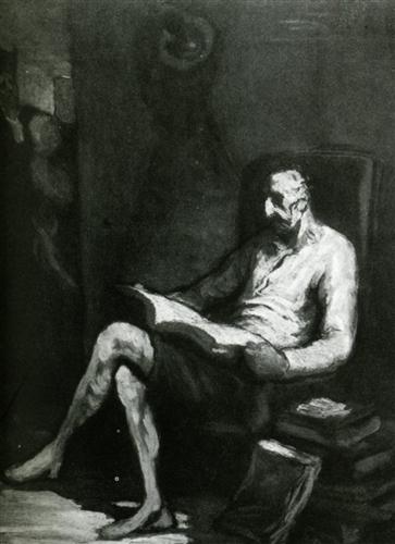 Honore Daumier-- How many values do you see?