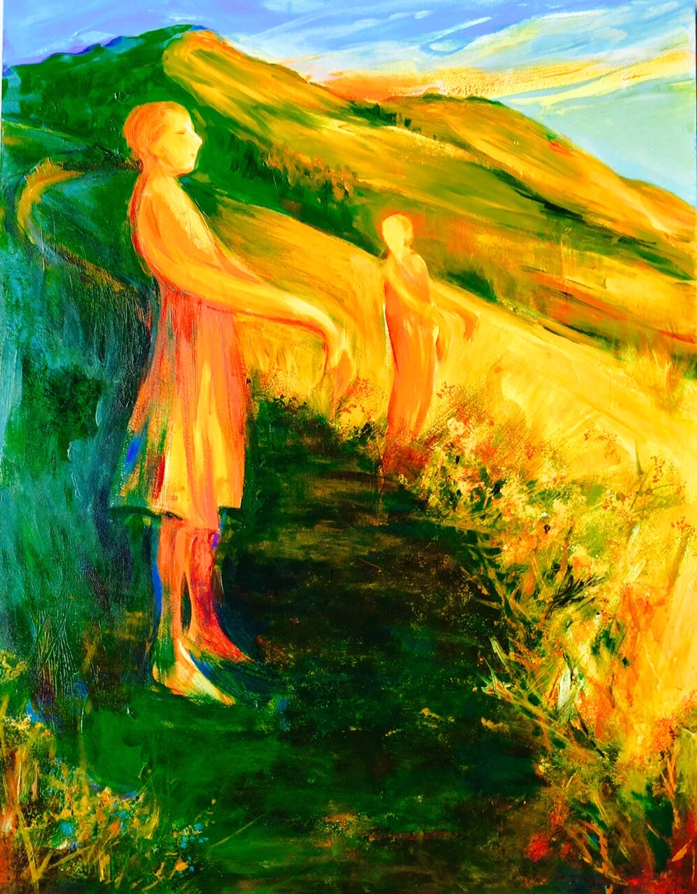   Commencing  Acrylic 12" x 16" 